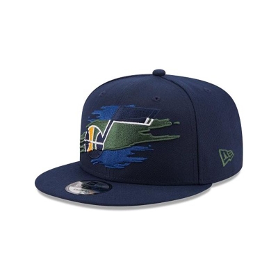 Utah Jazz Gorra | New Era NBA Logo Tear 9fifty Snapback Cap Mexico - Azules